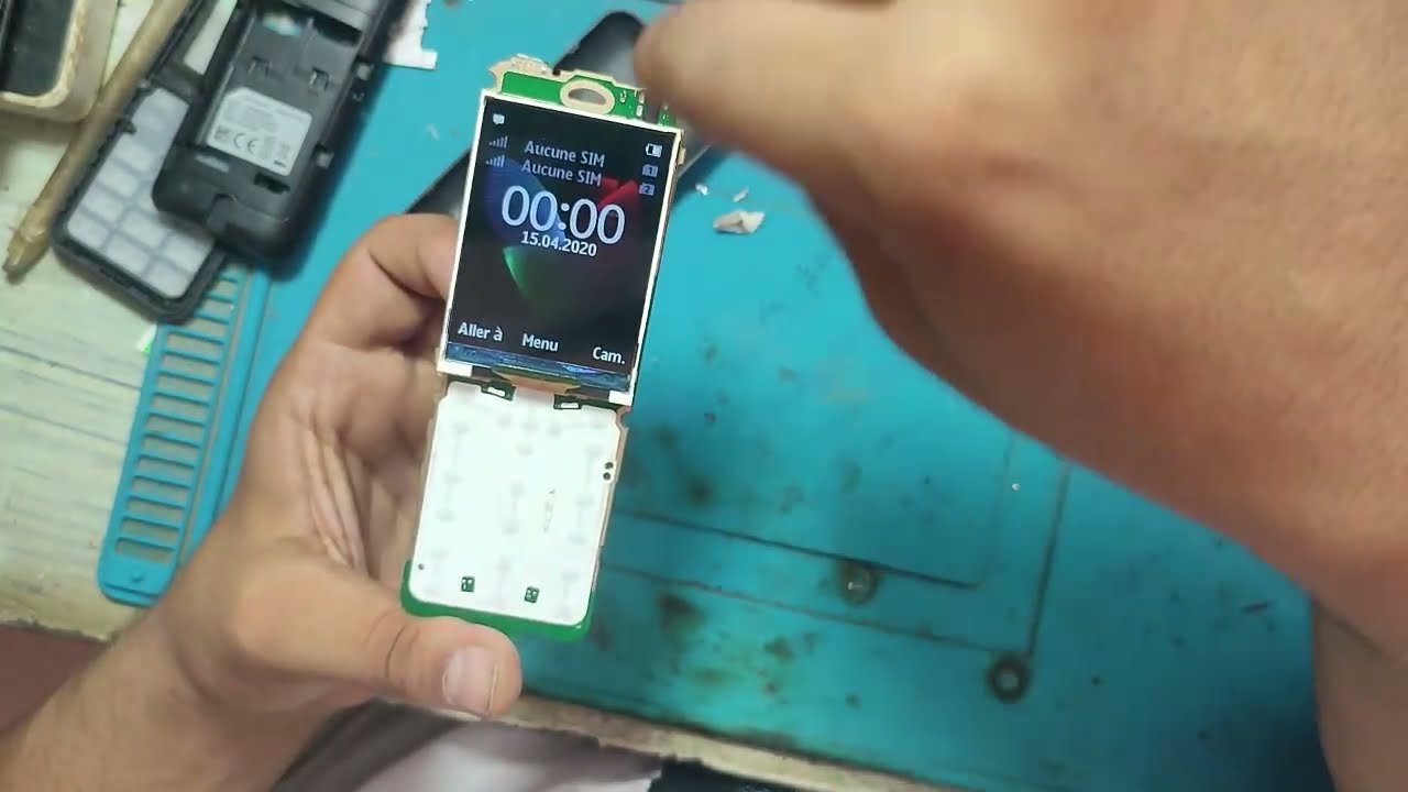 nokia ta-1235 lcd light problem حل النهائي لمشكل الإضاءة