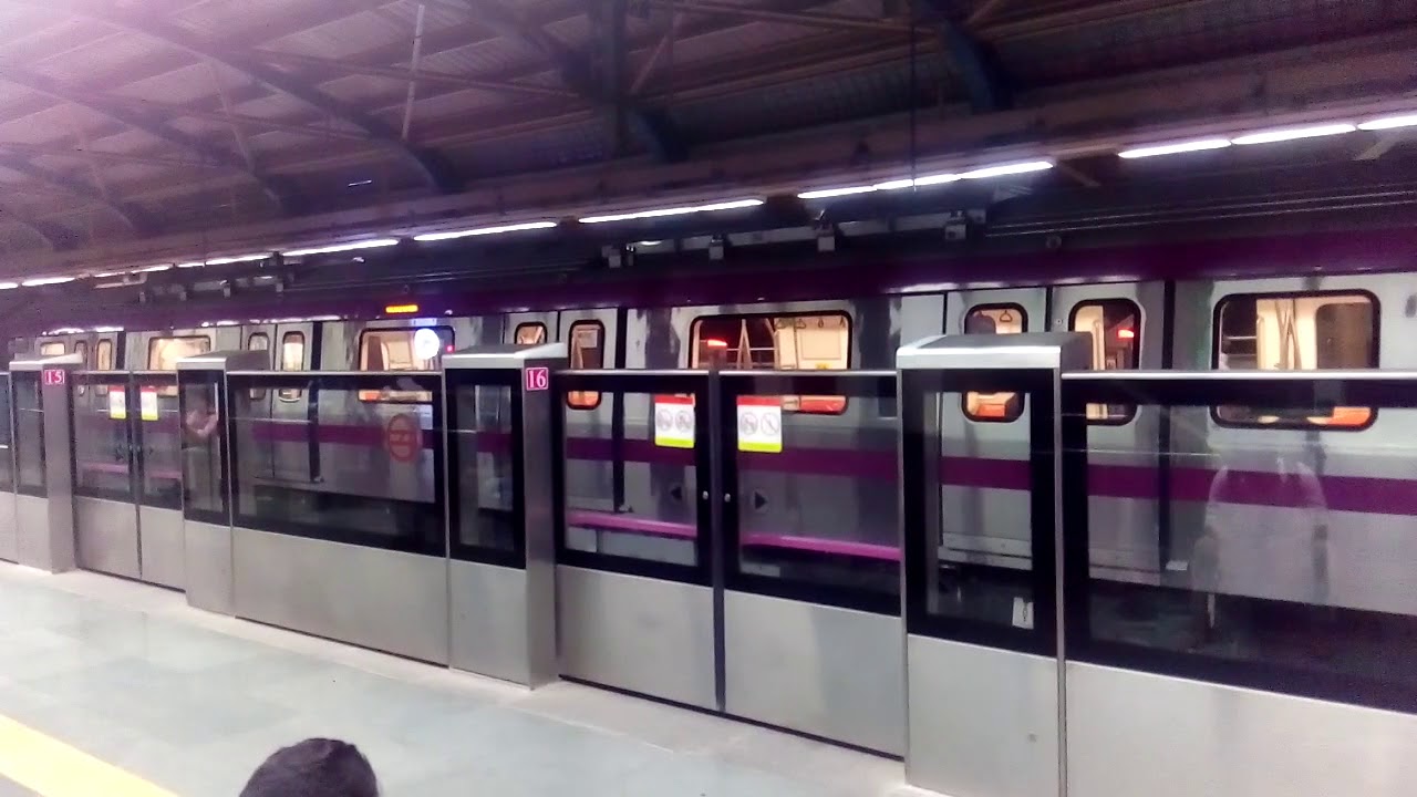 Delhi  Metro Mejenta Line: Okhla Bird Sanctuary to Botanical Garden