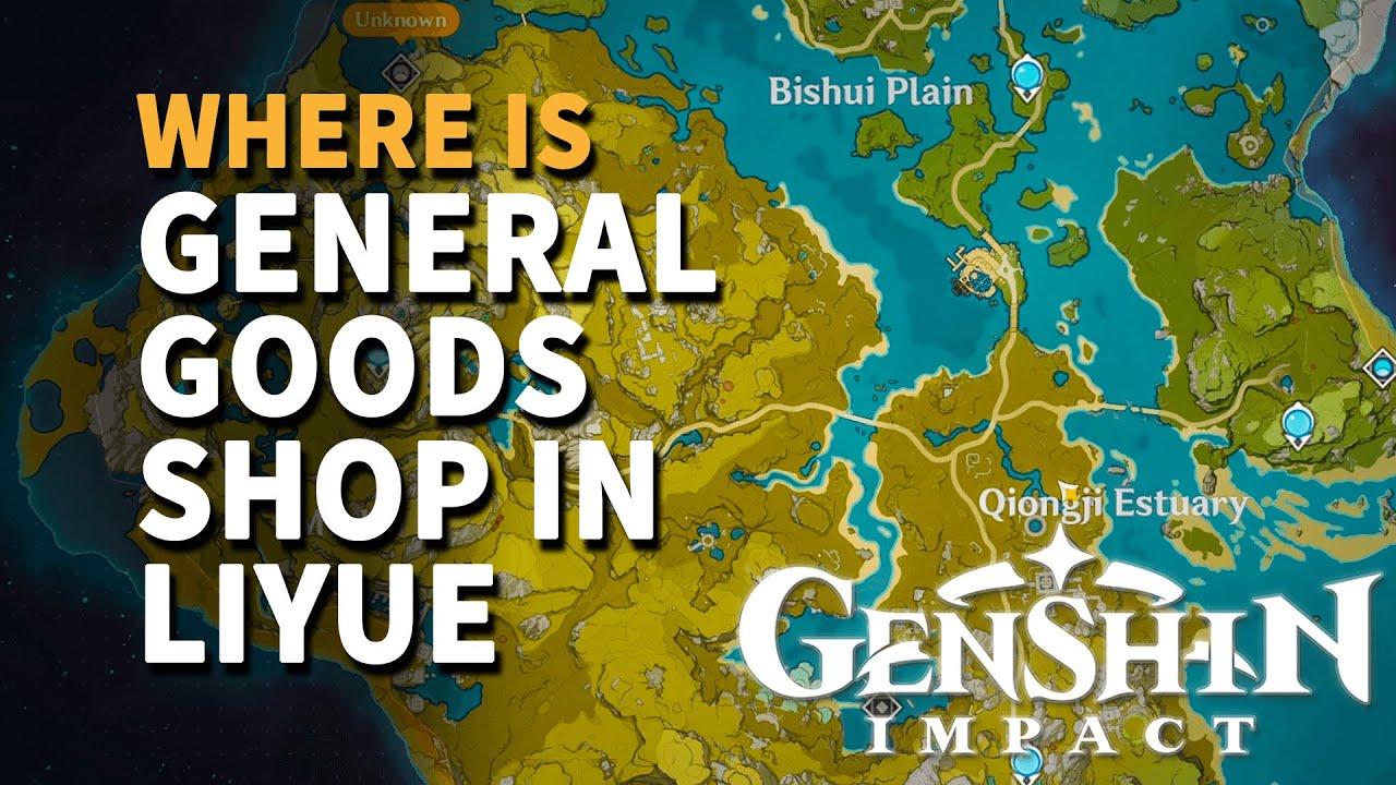 General Goods Shop in Liyue Genshin Impact