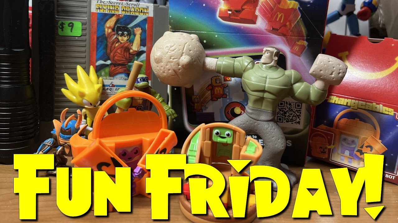 Fun Friday! McDonald's Changeables, TMNT from BK, and Vintage Gold from Steven's of Myrtle Beach!