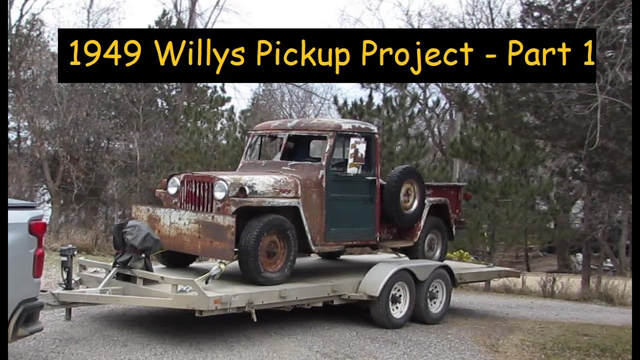 1949 Willys Pickup Project   Part 1