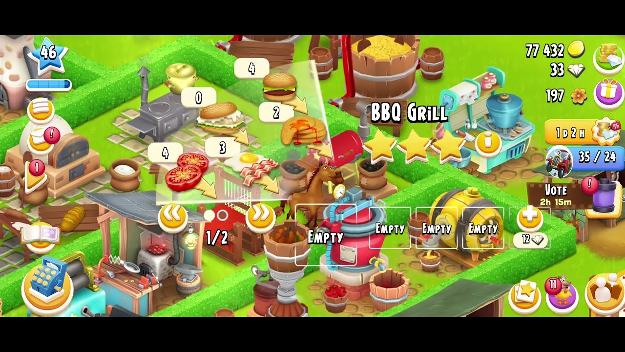 Hay day gameplay video level 46 #26
