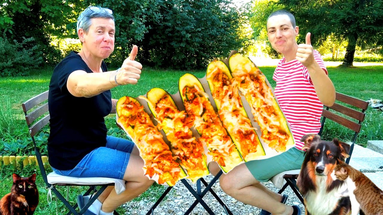 🐔 ФАРШИРОВАННЫЕ ЦУККИНИ С КУРИЦЕЙ 🐔