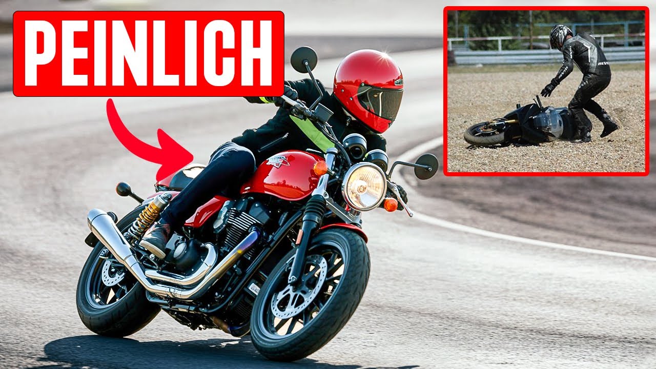 7 Fehler, die jeden Biker beim Langsamfahren fast umkippen lassen
