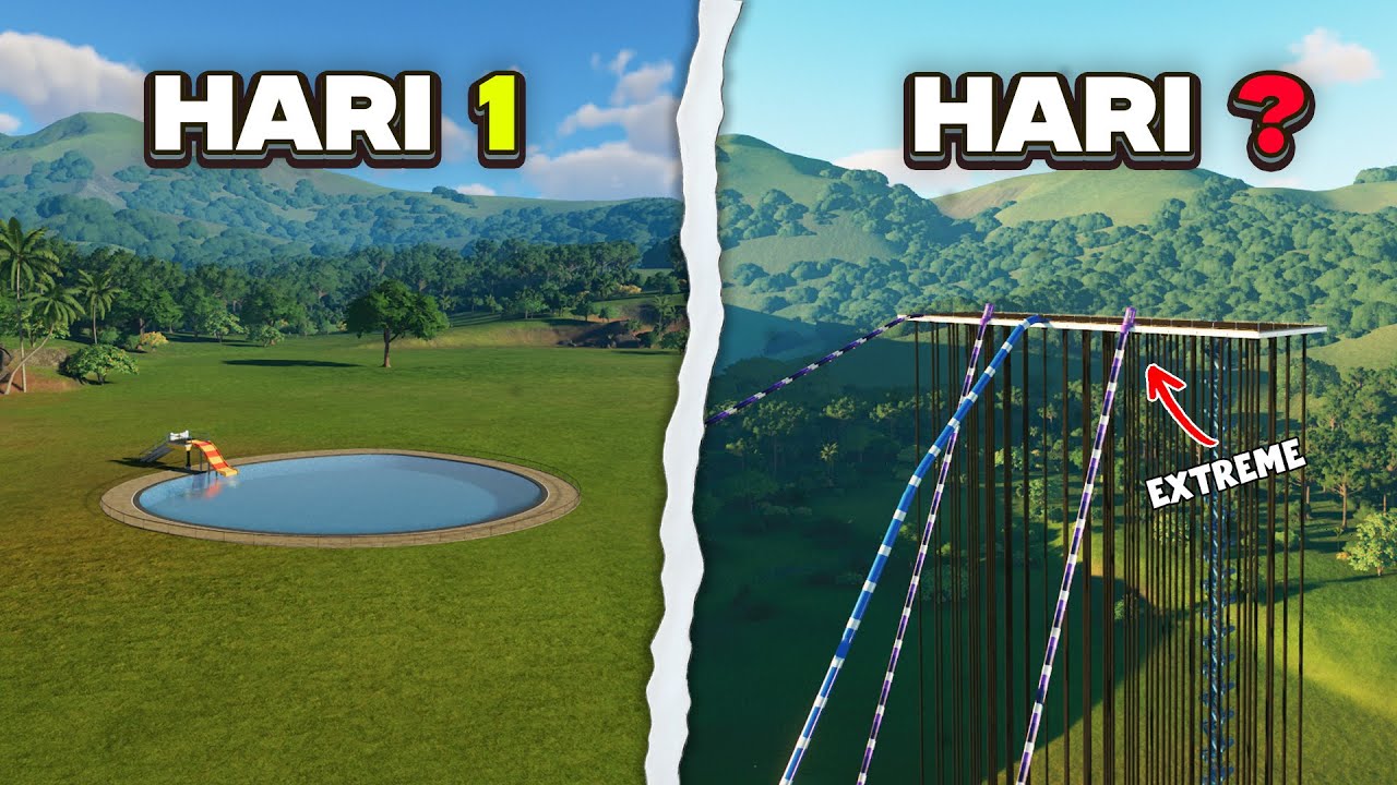 Gue Membuat WATER PARK Paling EXTREME Di Planet Coaster 2