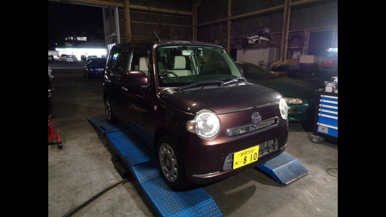 平成２４年　ダイハツ　ココア　車検整備　点検