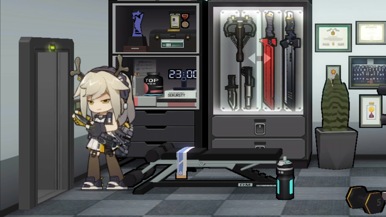 [Arknights] Firewatch's skin 'Wilted Cypress' Base Animation