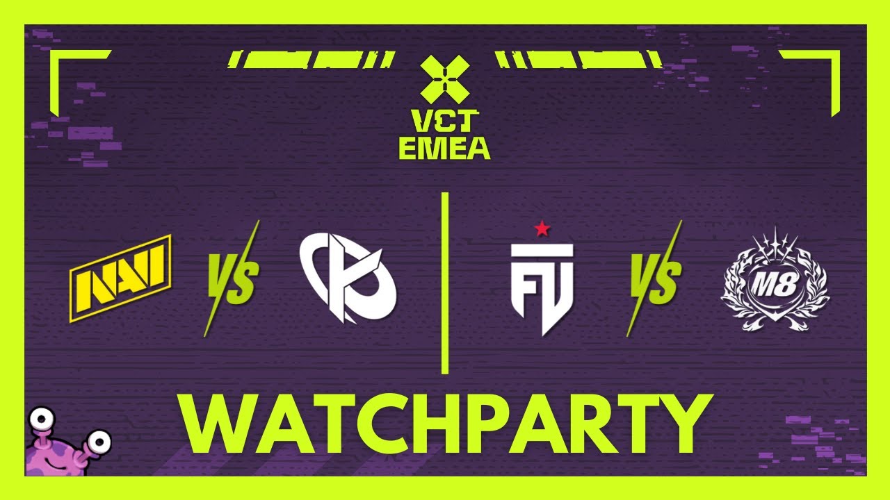 NAVI vs KC & FUT vs M8 | VCT EMEA Kickoff #VCTWatchparty | !patreon !socials