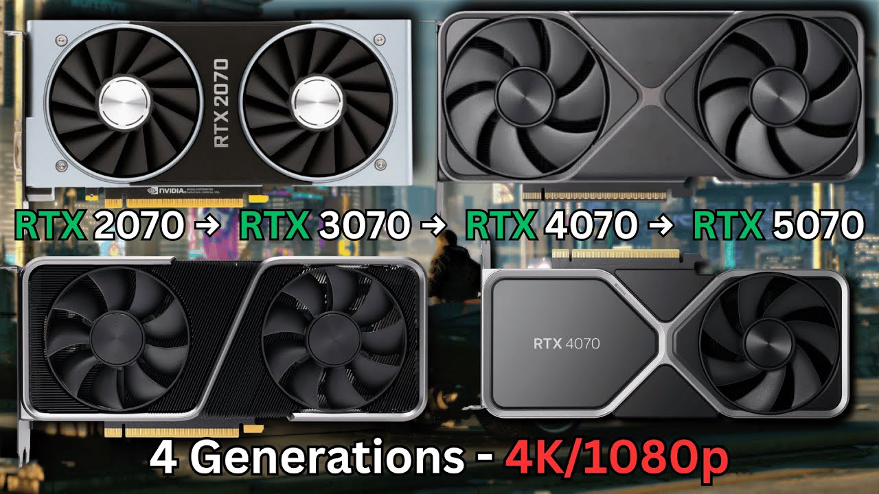 RTX 2070 vs 3070 vs 4070 vs 5070 &mdash; Massive Generational Jump? Ray  Tracing Benchmarks Included