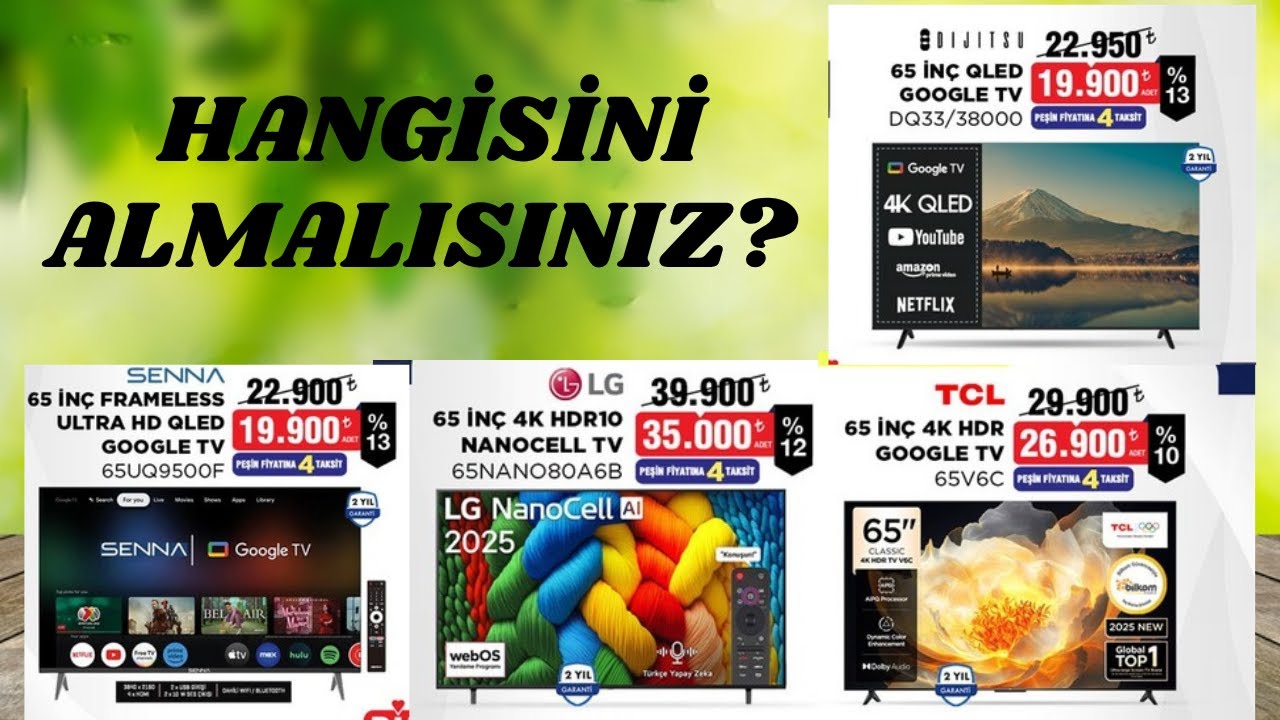 Bu Fiyatlara TV Alınır mı? Şok İndirimler!