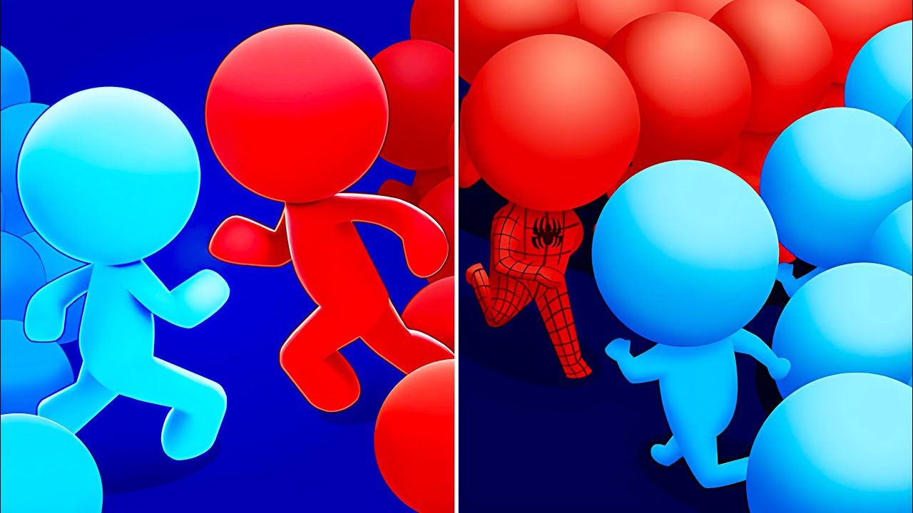 CountStickman 3D Vs Count Master 🌺🌺🌺Max Levels Walkthrough 2026 Mobile Gameplay BDE11