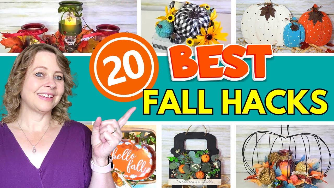 20 BEST FALL DIY HACKS -  Amazing Budget Friendly Home Decor DIYs