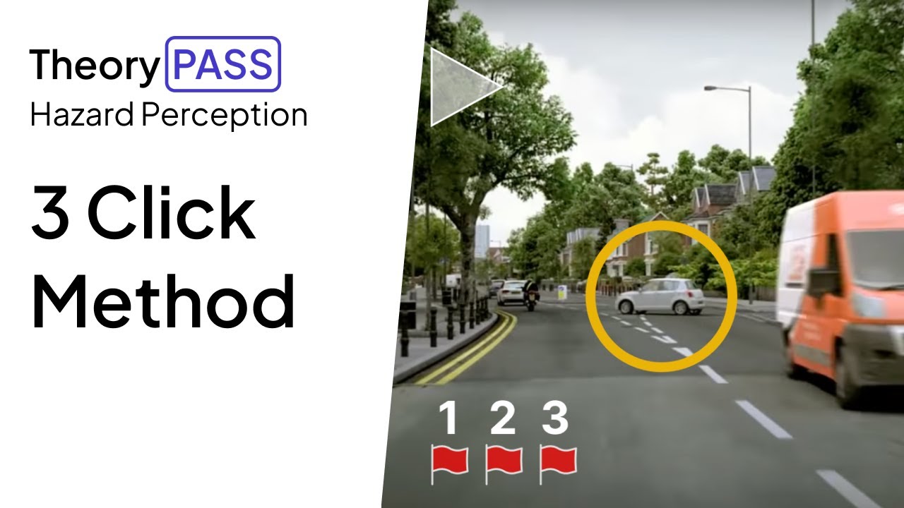 Hazard perception test - The 3 Click Method