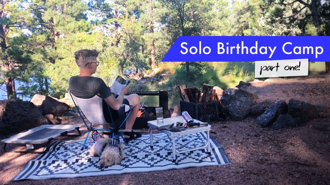 Solo 4Runner camping for my birthday: mushroom hunting, pie iron cooking, coconut cake & visitors!