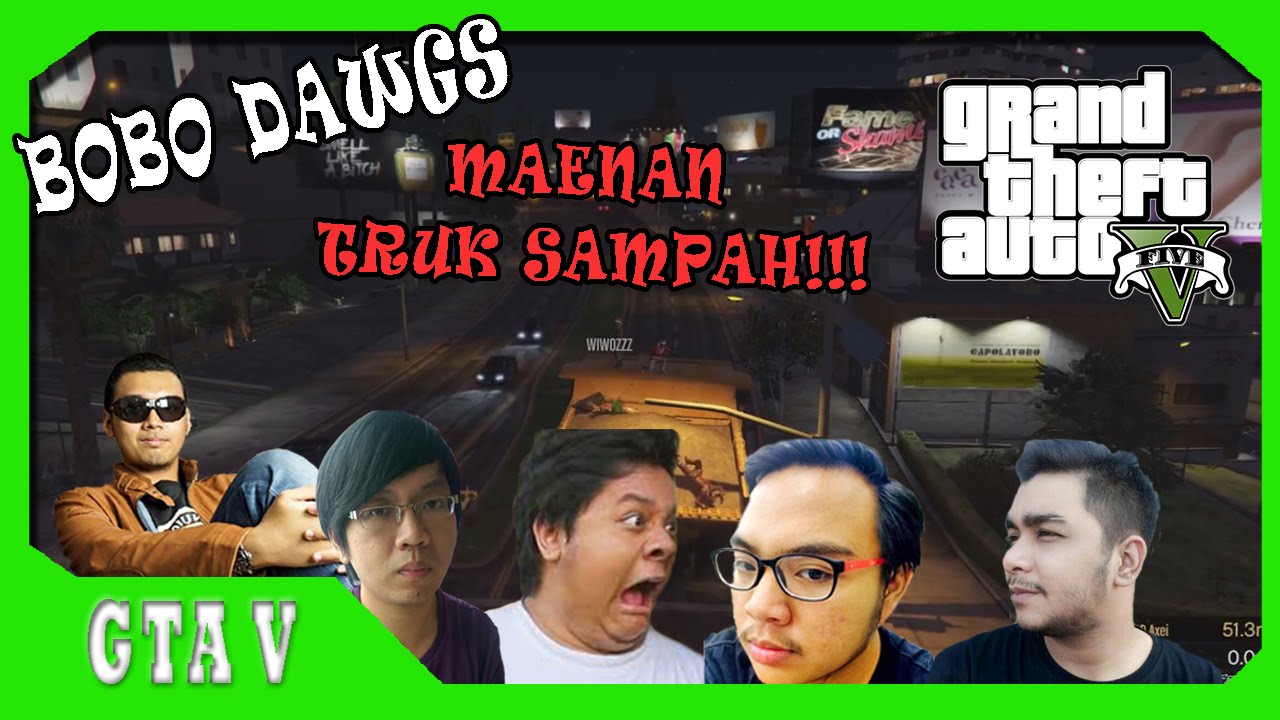 GTA V ONLINE GRAGAS ABIS!! MAENAN DI TRUK SAMPAH!!! (6)