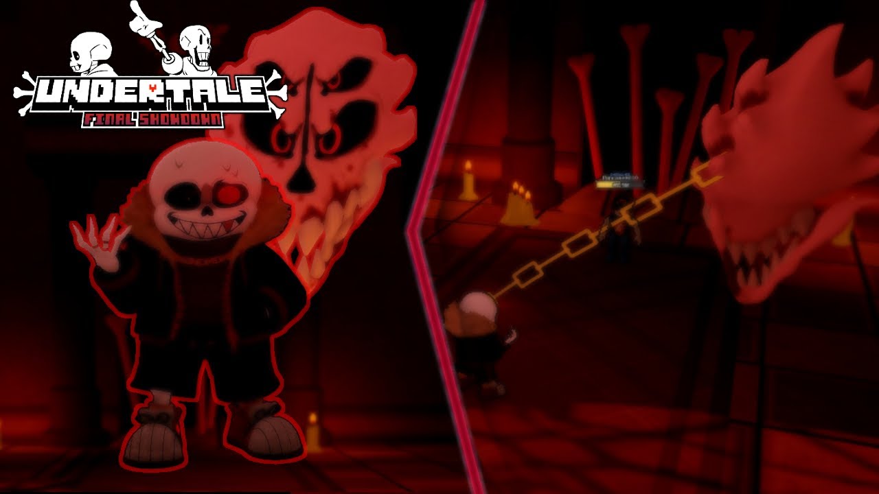 Undertale Final Showdown Fell Sans [Gameplay]