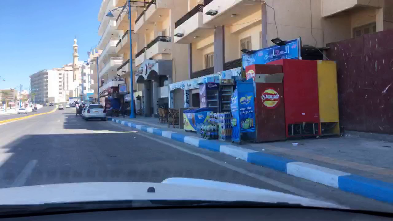 كورنيش مطروح إلى فندق الليدو و اخيراً إلى مول فتح الله فى مطروح