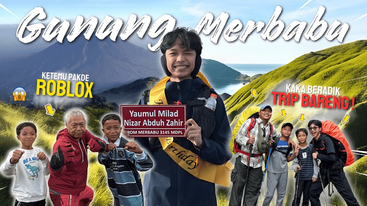 MERBABU WITH ADIK KAKAKKU⛰️💖