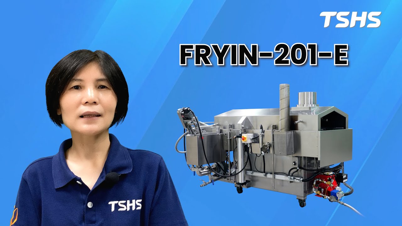 Introduction of Small Continuous Conveyor Fryer  FRYIN-201 for Central Kitchen｜Tsunghsing(TSHS)