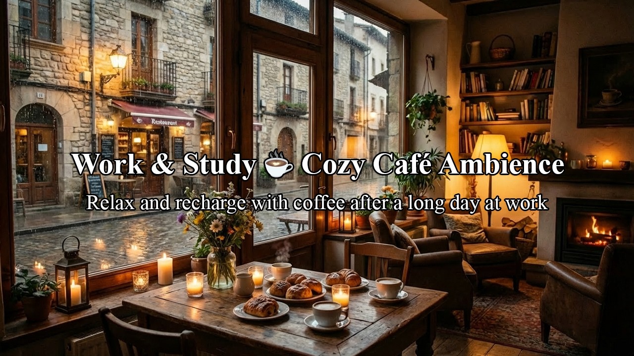 Relaxing March Piano Music for Work & Study ☕️ Cozy Café Ambience with Smooth Instrumental Sounds