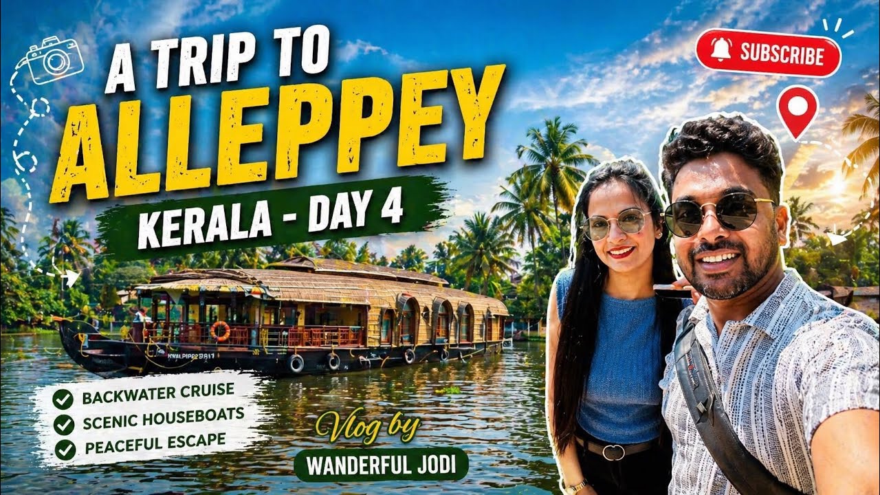 Kerala Trip Day 4 | Thekkady to Alleppey Travel & Houseboat Stay Experience