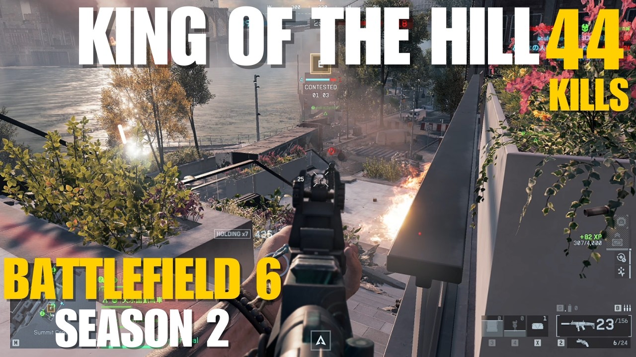 BATTLEFIELD 6 - KING OF THE HILL 44KILLS! FULLGameplay! Empire State Map! Season 2