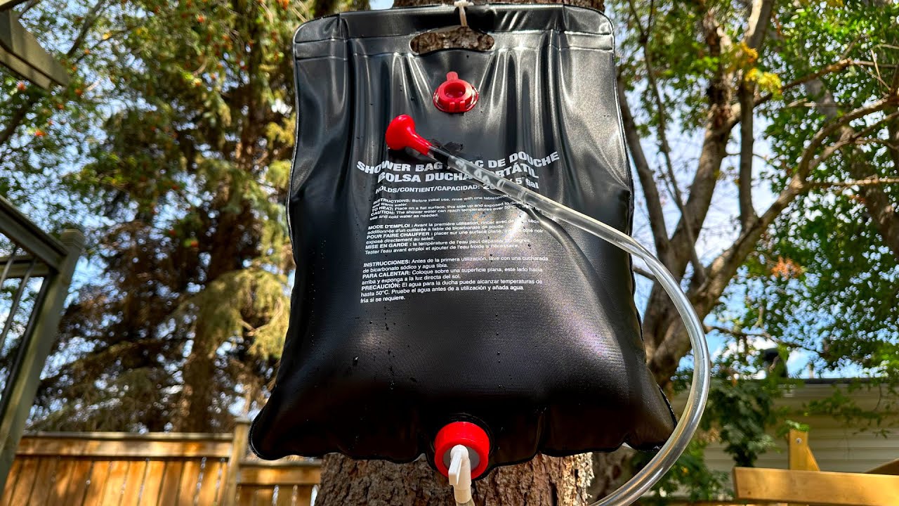 $5.00 CHEAPEST Portable 20L Camping Shower!