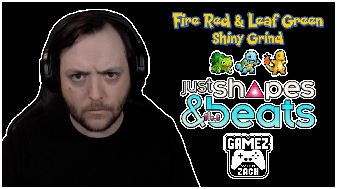 Shiny Starter Grind (Day 4) | Pokémon FR & LG | Next: Just Shapes & Beats (Vertical)