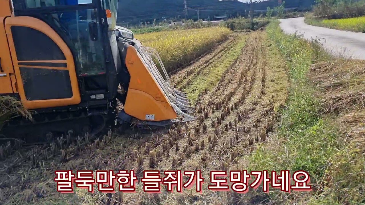 이세키 콤바인 전체 점검 수리 후 시운전 해보기