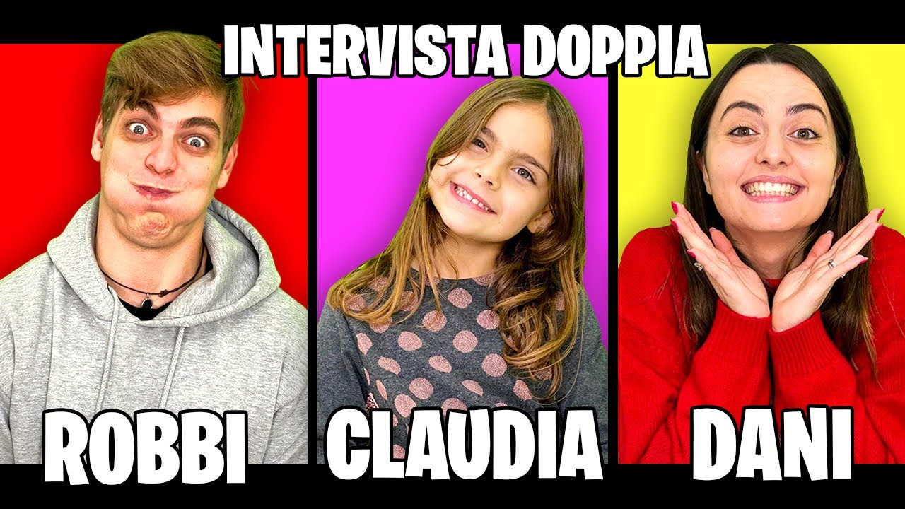INTERVISTA TRIPLA CON LA CUGINETTA DI DANI ! Dani e Robbi e Claudia
