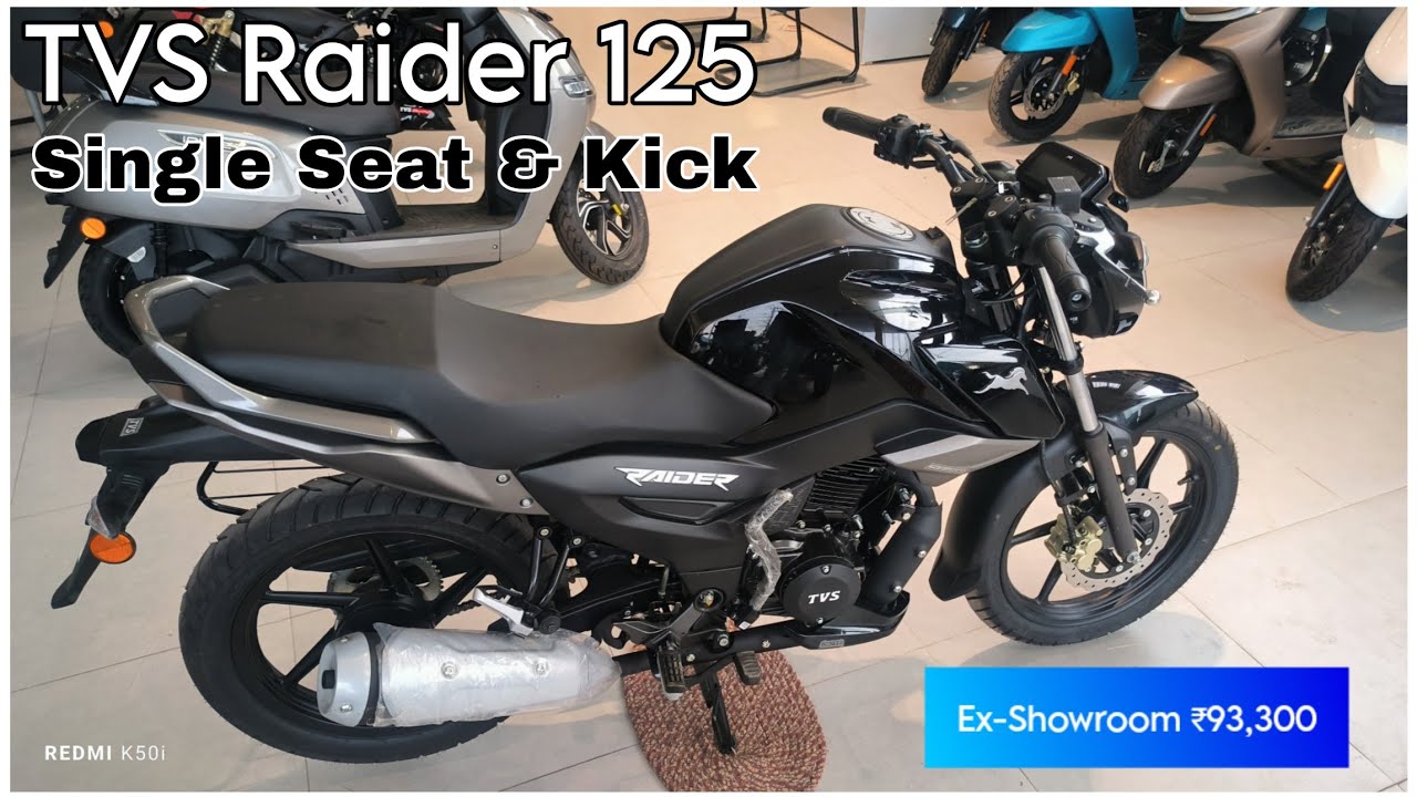TVS Raider 125cc new model 2025 Single Seat & Kick start Review || #tvsraider125 #tvs
