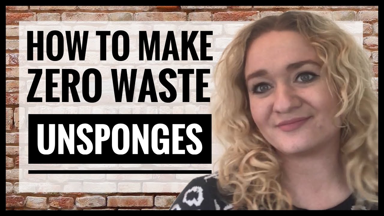How To Make Un-Sponges - Zero Waste Kitchen Scrubbers - DIY Unsponge Tutorial