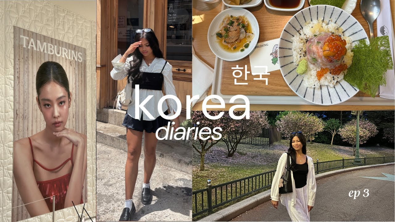 KOREA DIARIES 💌 Everland Theme Park, Letter Writing Cafe, Myeongdong Street food, Local Seoul Eats