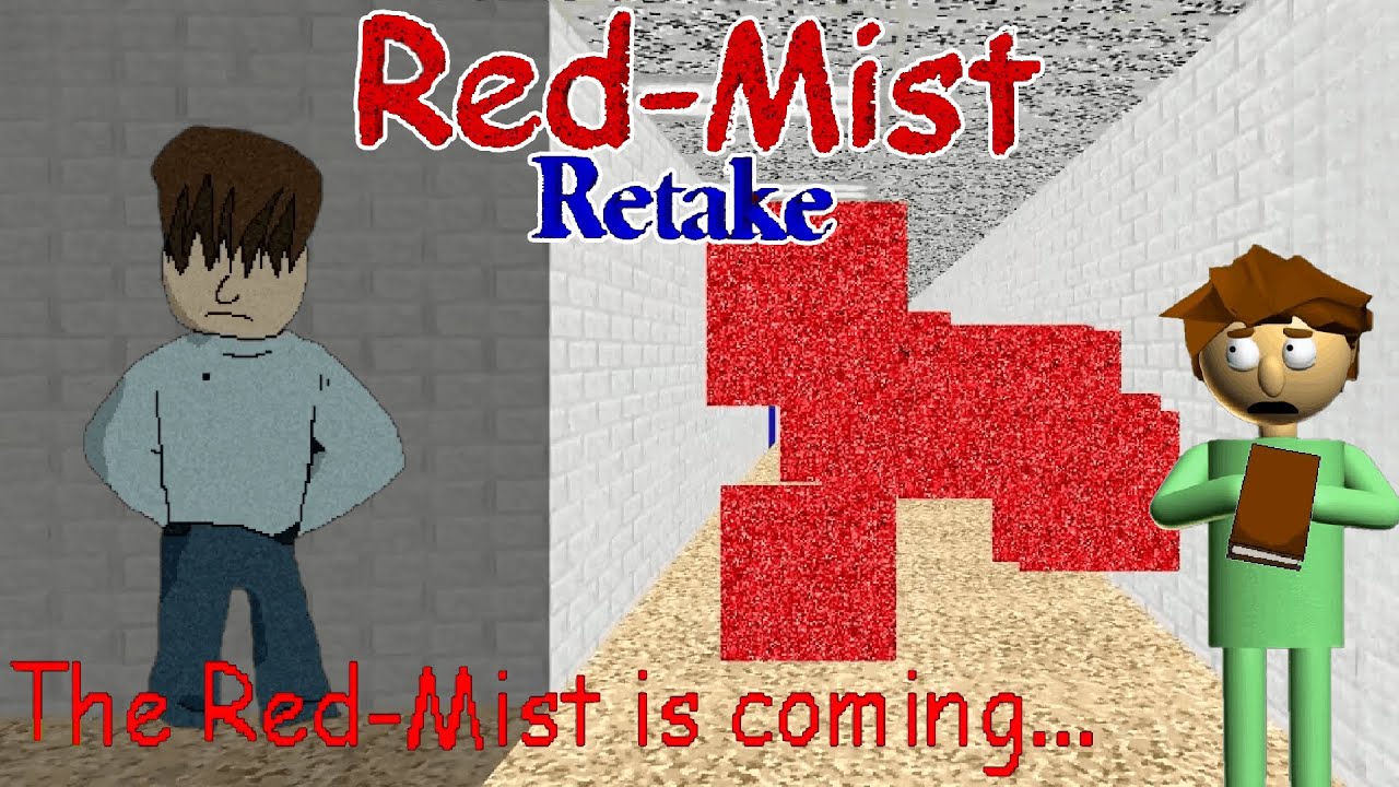 Baldi's Basics: Красный Туман Retake █ BBIEAL &ndash; Моды █