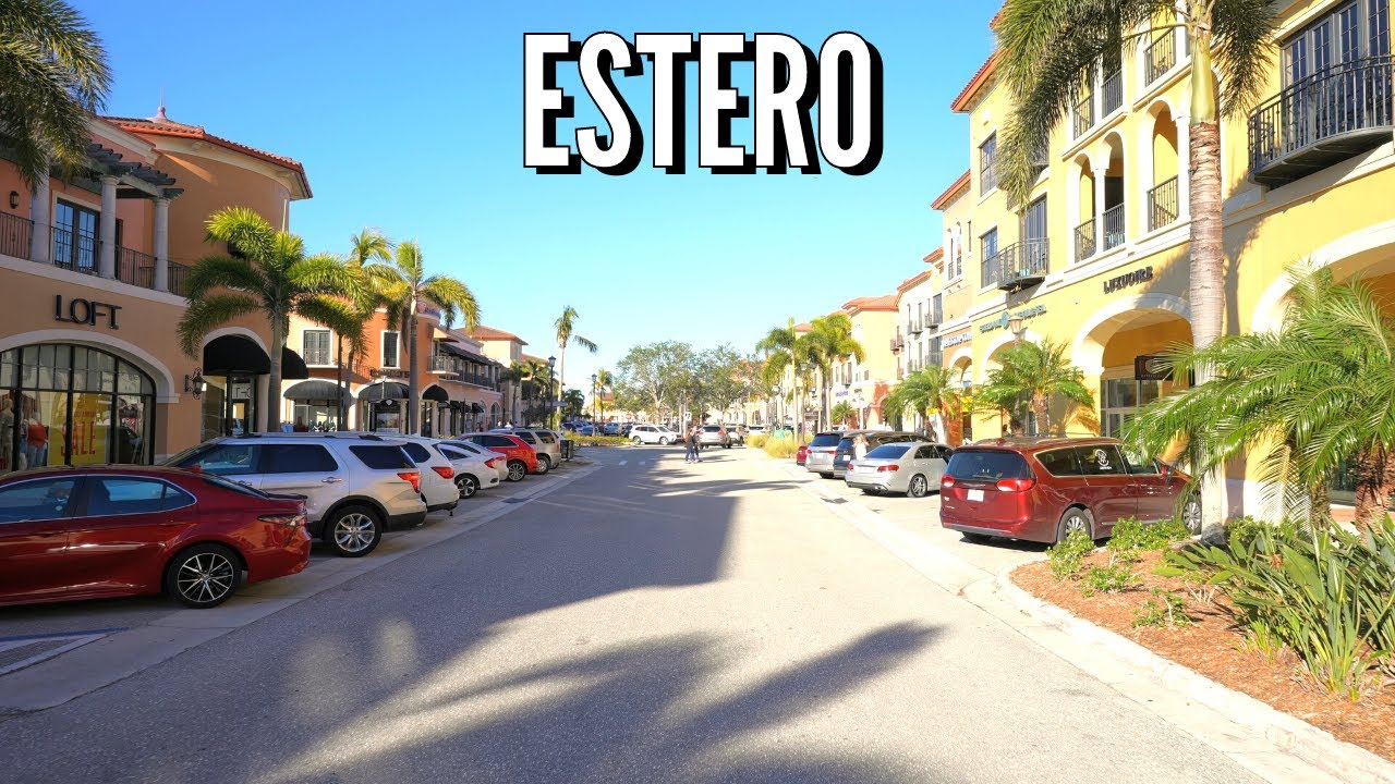 Estero Florida Driving Through
