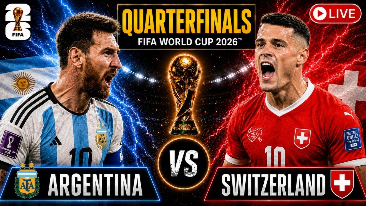 Argentina vs Switzerland - 2026 FIFA World Cup - Quarterfinals - Live Stream Color Radio Broadcast