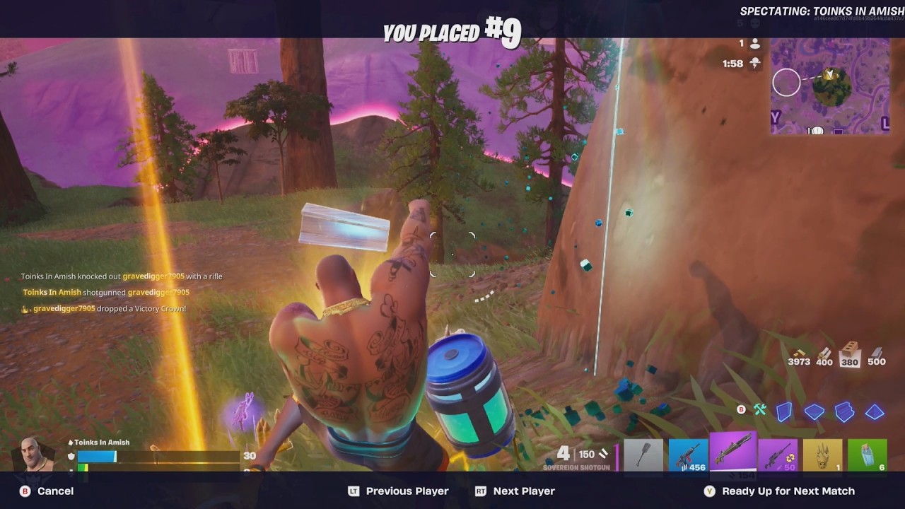 Fortnite gameplay videogames