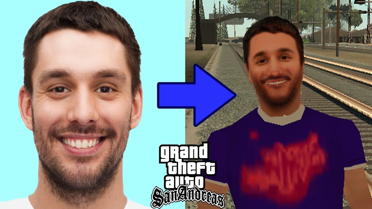 Tutorial - Cómo Crear Un Skin Con Tu Propio Rostro Para GTA San Andreas (Súper Fácil) (Completo)