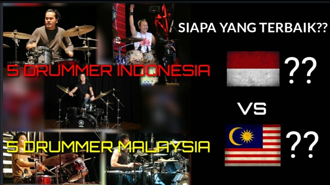 ECHA SOEMANTRI, RAY PRASETYA, HENDI GUSTI DKK || AKSI MEMUKAU DRUMMER INDONESIA VS DRUMMER MALAYSIA