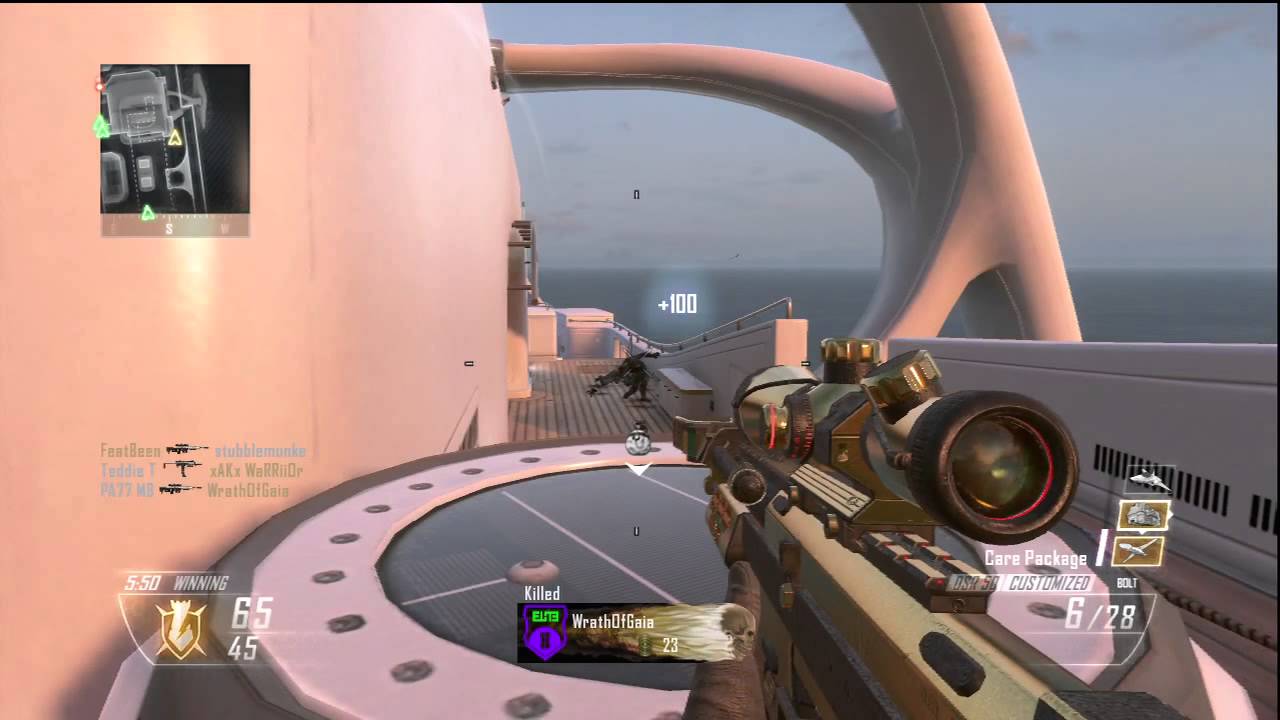 Black Ops II [HD] DSR-50 Gold Sniper Rifle Clip