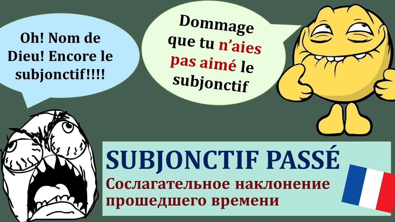 Урок#160: Subjonctif pass&eacute;. Французская грамматика. Сослагательное наклонение прошедшего времени