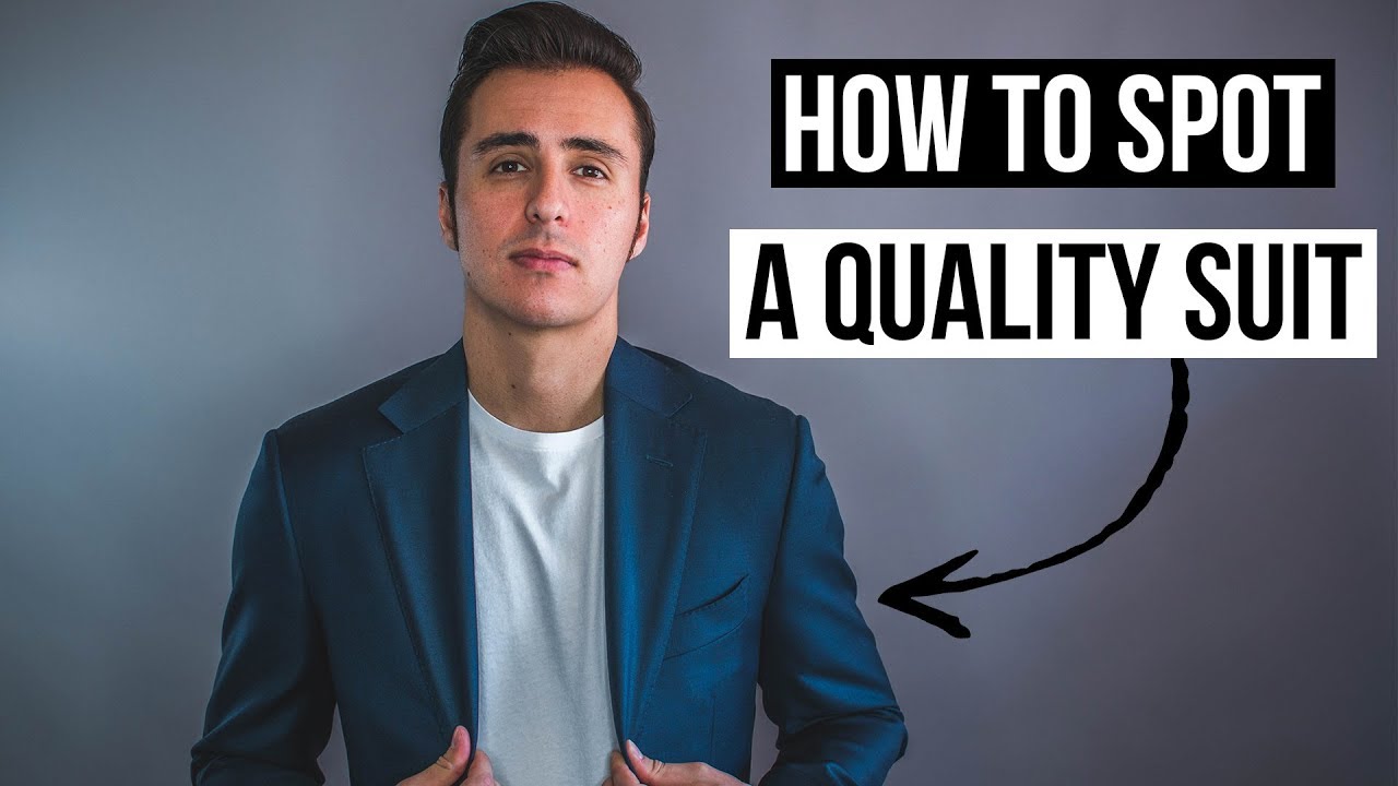 Tips On How To Identify A Quality Men's Suit Over A Cheap Suit