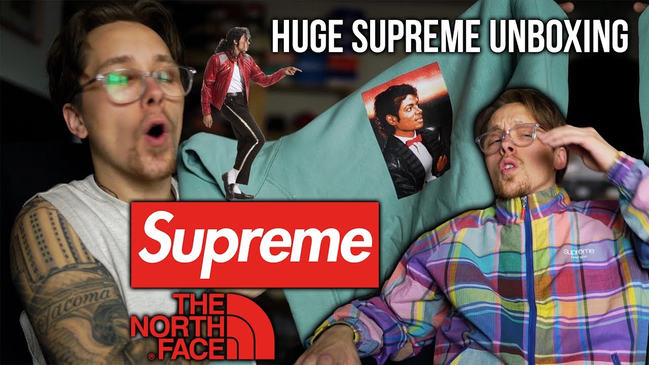 I SPENT $2000 ON SUPREME | MICHAEL JACKSON + NORTH FACE + VAMPIRELLA SUPREME COLLABS