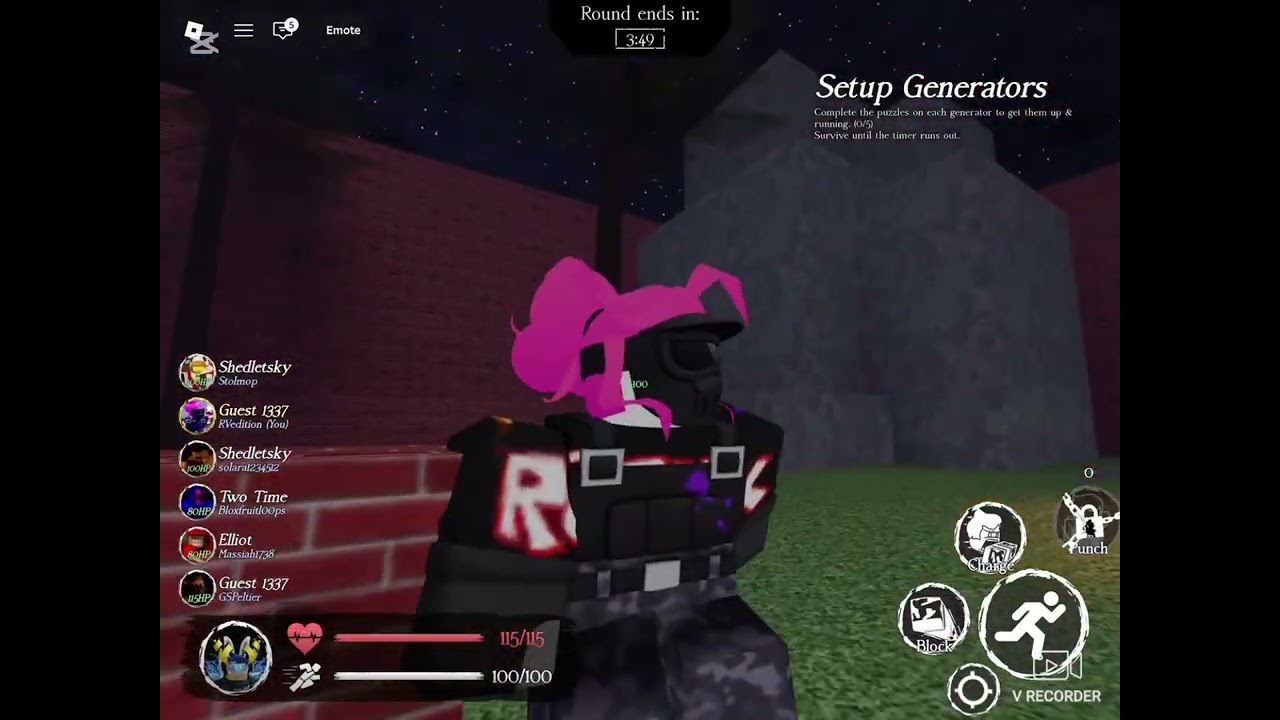 Winning With The Primoral 1x skin and the two new survivor collab skins. | Roblox Forsaken