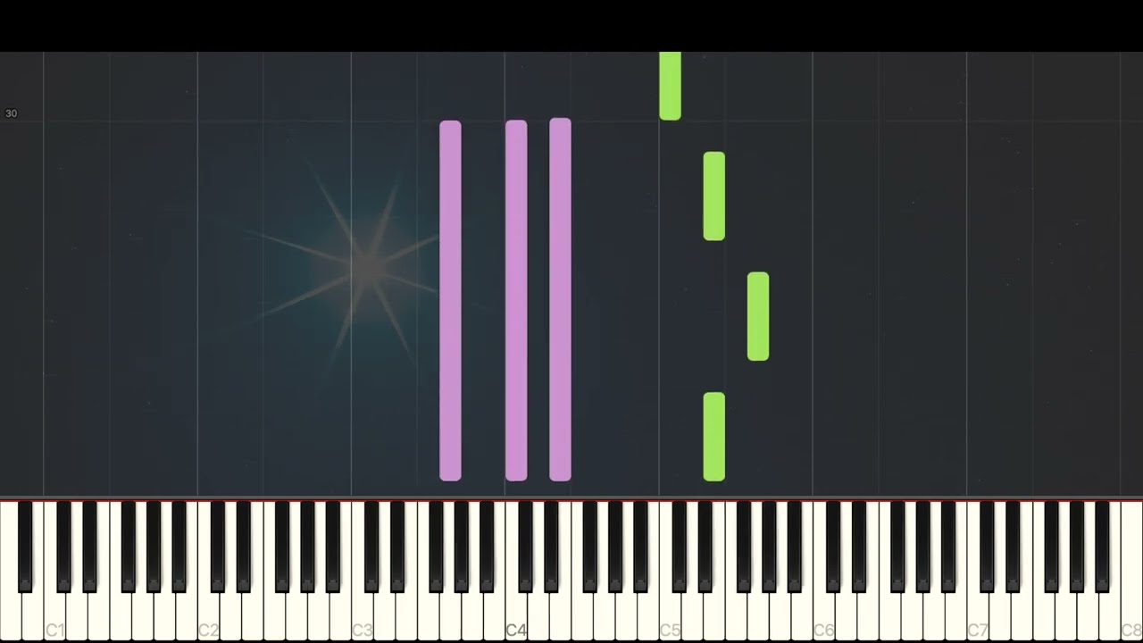 Sonjas sang til julestjernen (piano tutorial)