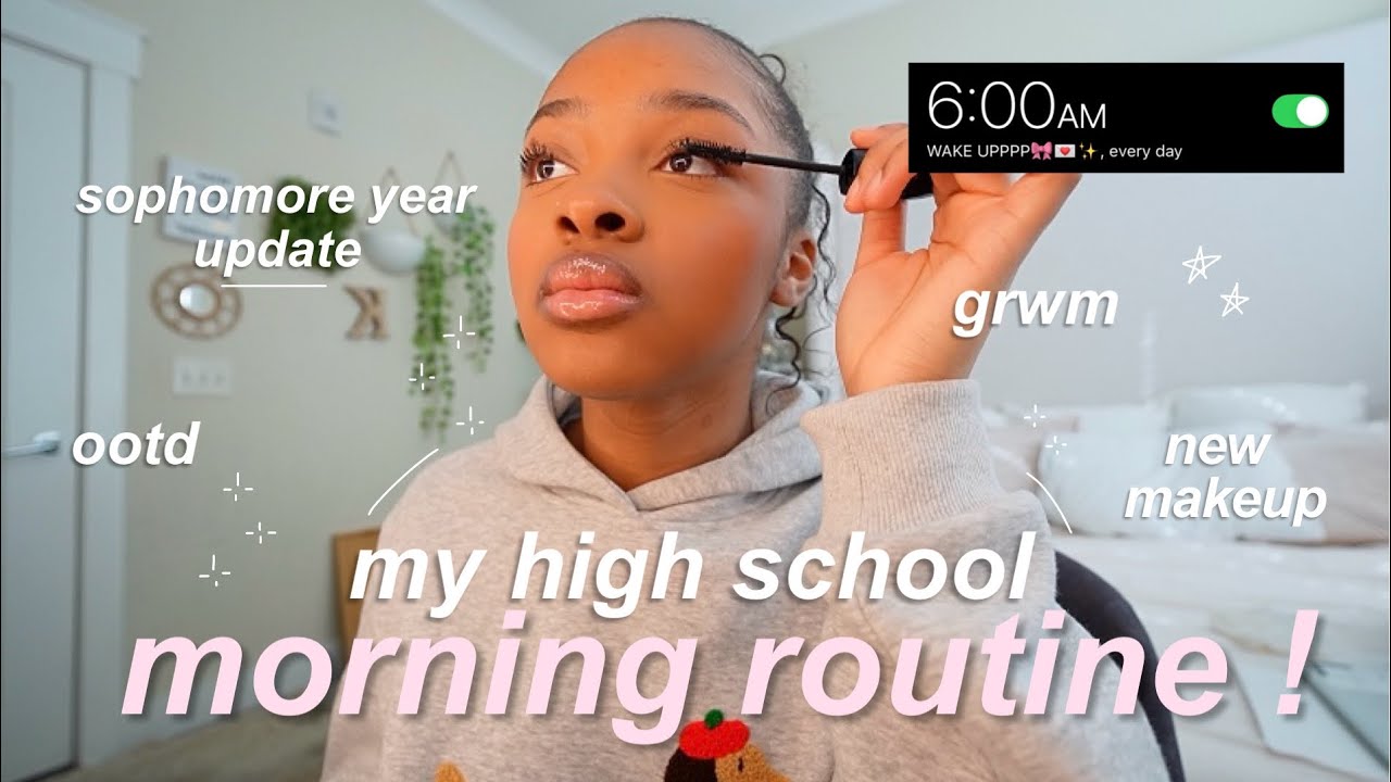 grwm: SCHOOL MORNING ROUTINE 📓 (10th grade) sophomore in hs
