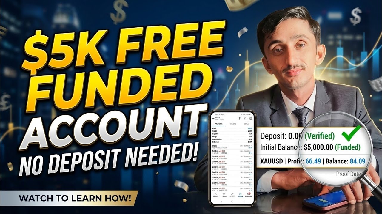 $5K Free Funded Account| No Deposit Wala Aik Aur Update Virtual Trading 06- Sep 2026 | Asad Akash!!