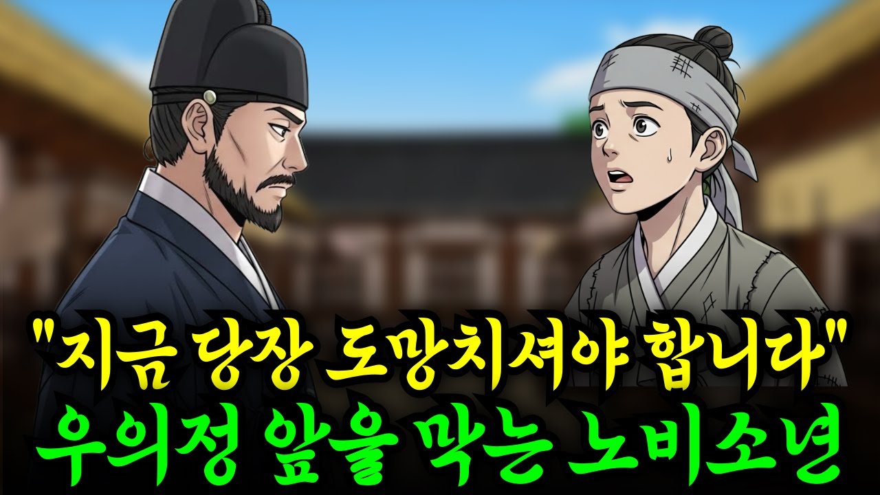 당장 도망쳐야 한다고 목숨 걸고 우의정 가마를 막은 노비소년. 과연 그 아이의 정체는? l 야담·전설·수면동화·옛날이야기·조선시대이야기·재미있는이야기·고전·신화·민담