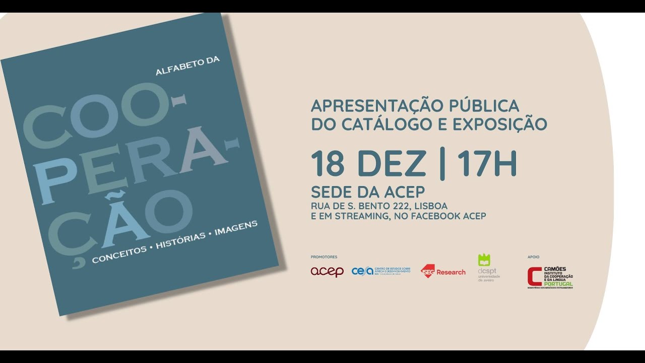 Alfabeto da Cooperação | 1.ª Apresentação Pública em Lisboa