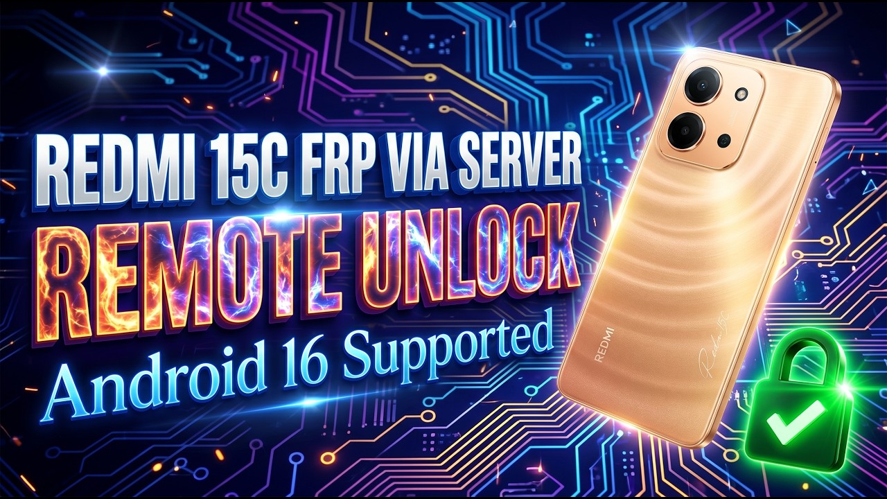 Сервис удаленной разблокировки Redmi 15C | Android 16 HyperOS 3 [2026]